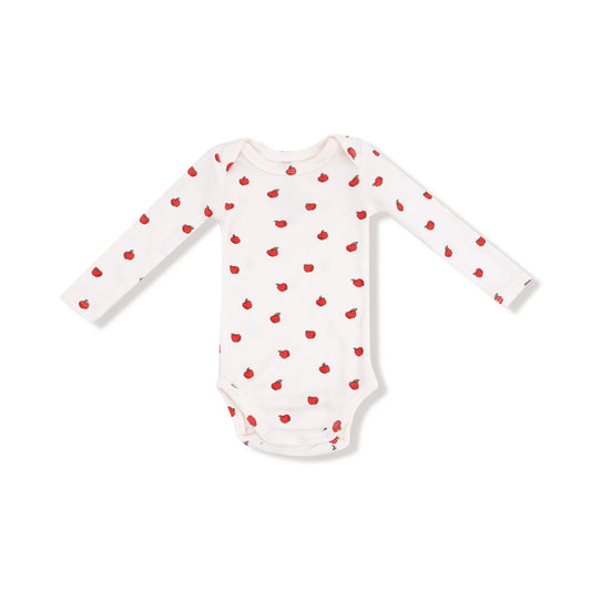 Tiny Apples Lap Shoulder Bodysuit
