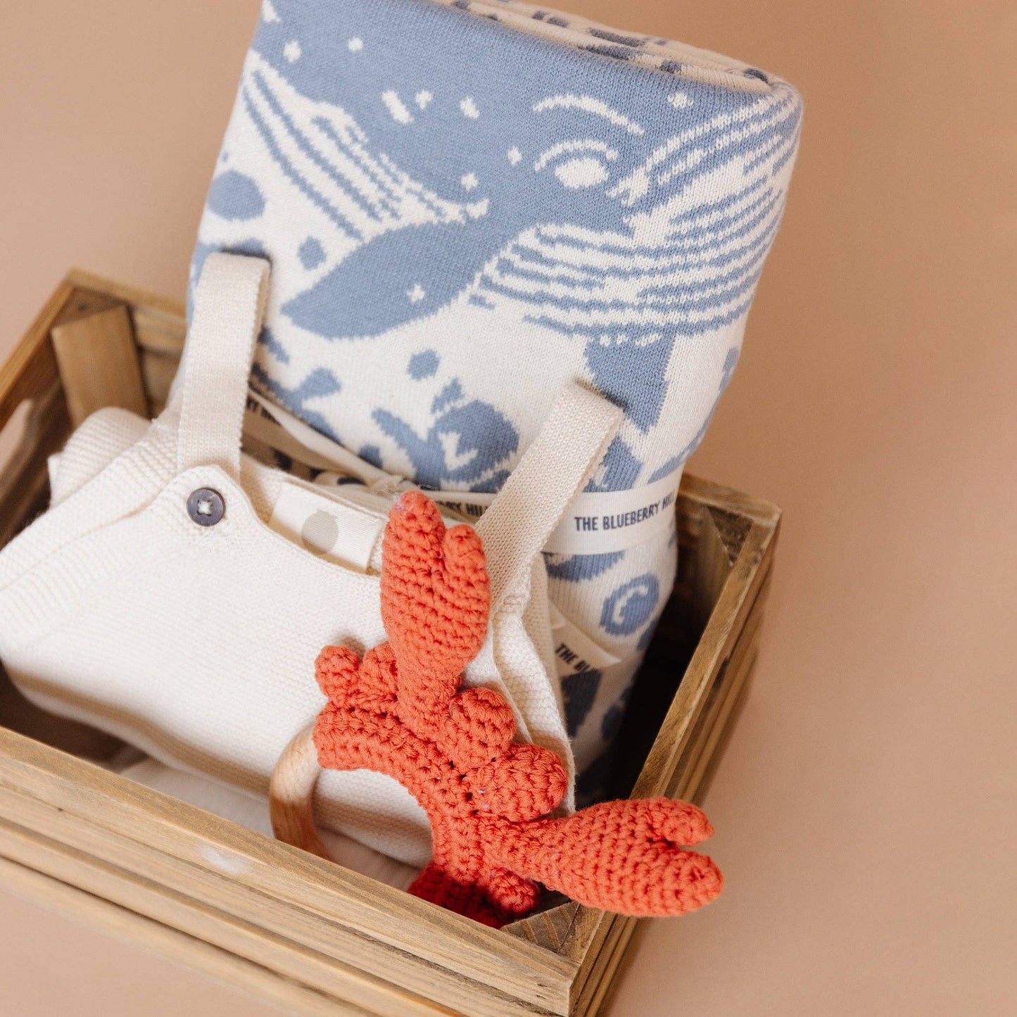 The Blueberry Hill - Blanket Nautical Summer Ocean Organic Cotton