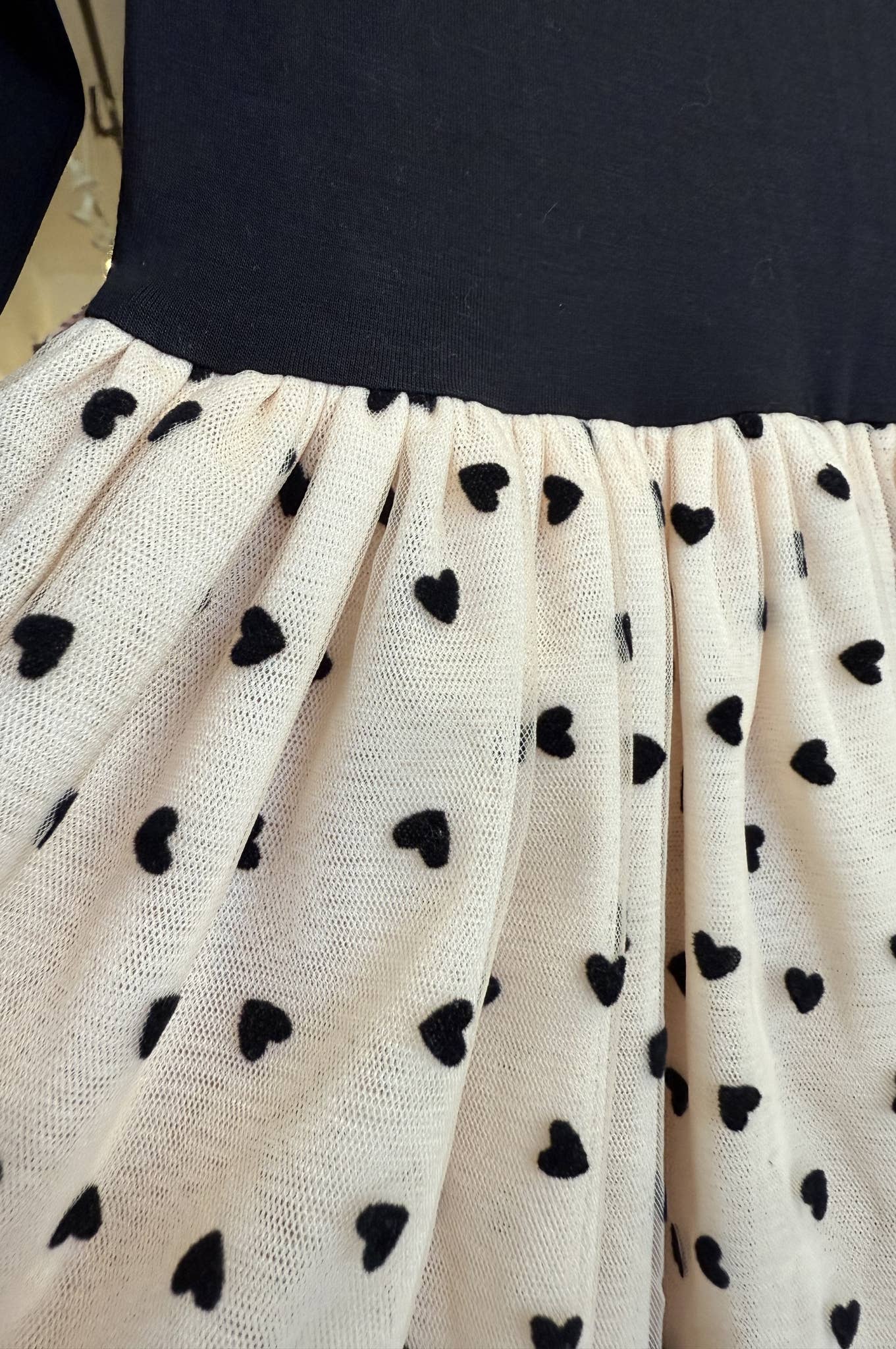 Kids Velvet Heart Dress - Girls Tulle Holiday Dress - Margot