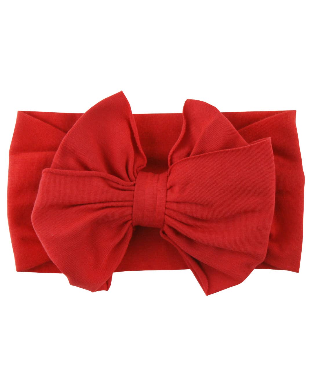 Girls Red Big Bow Headband