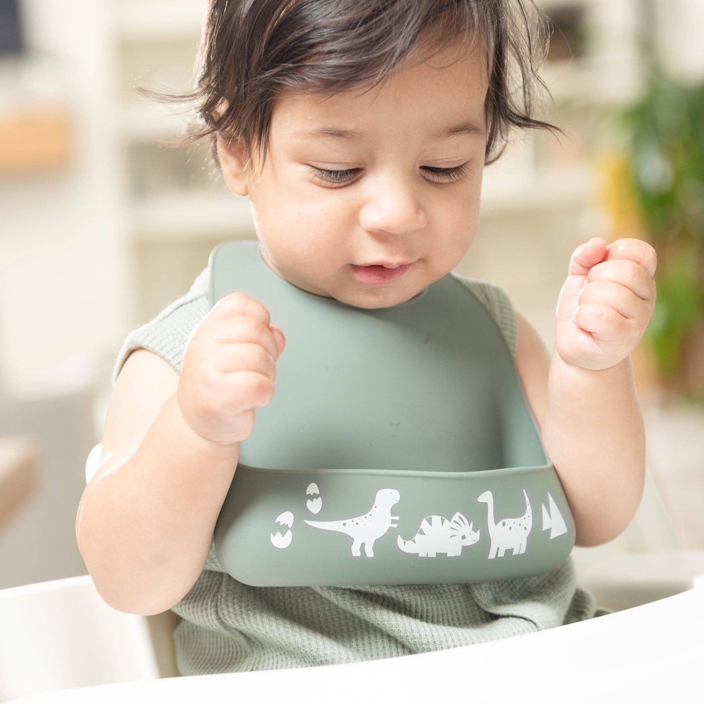 Dino Rawr Little Bites Starter Bib