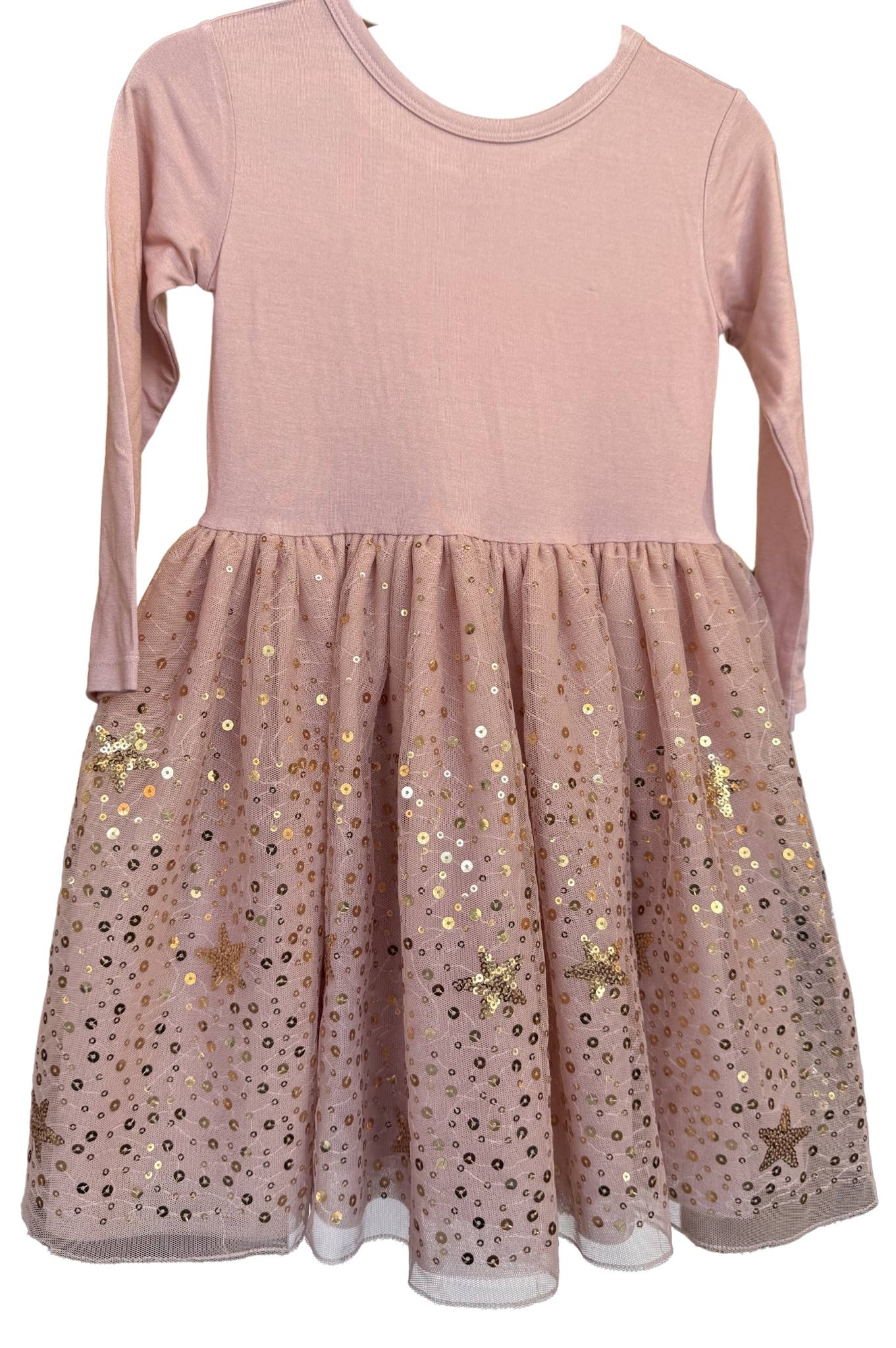 Kids Star Dress - Girls Tulle Twinkle Holiday Dress - Stella