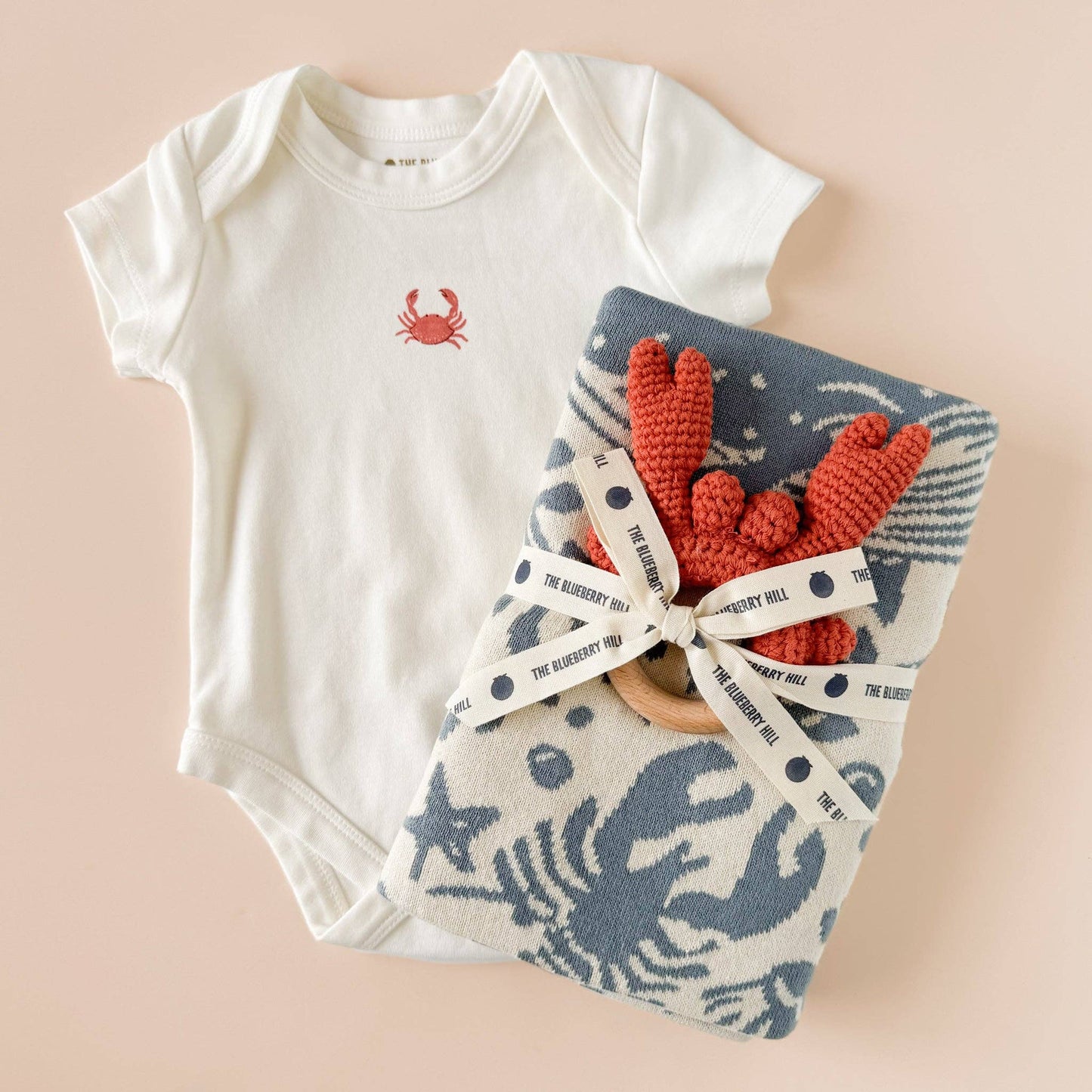 The Blueberry Hill - Blanket Nautical Summer Ocean Organic Cotton