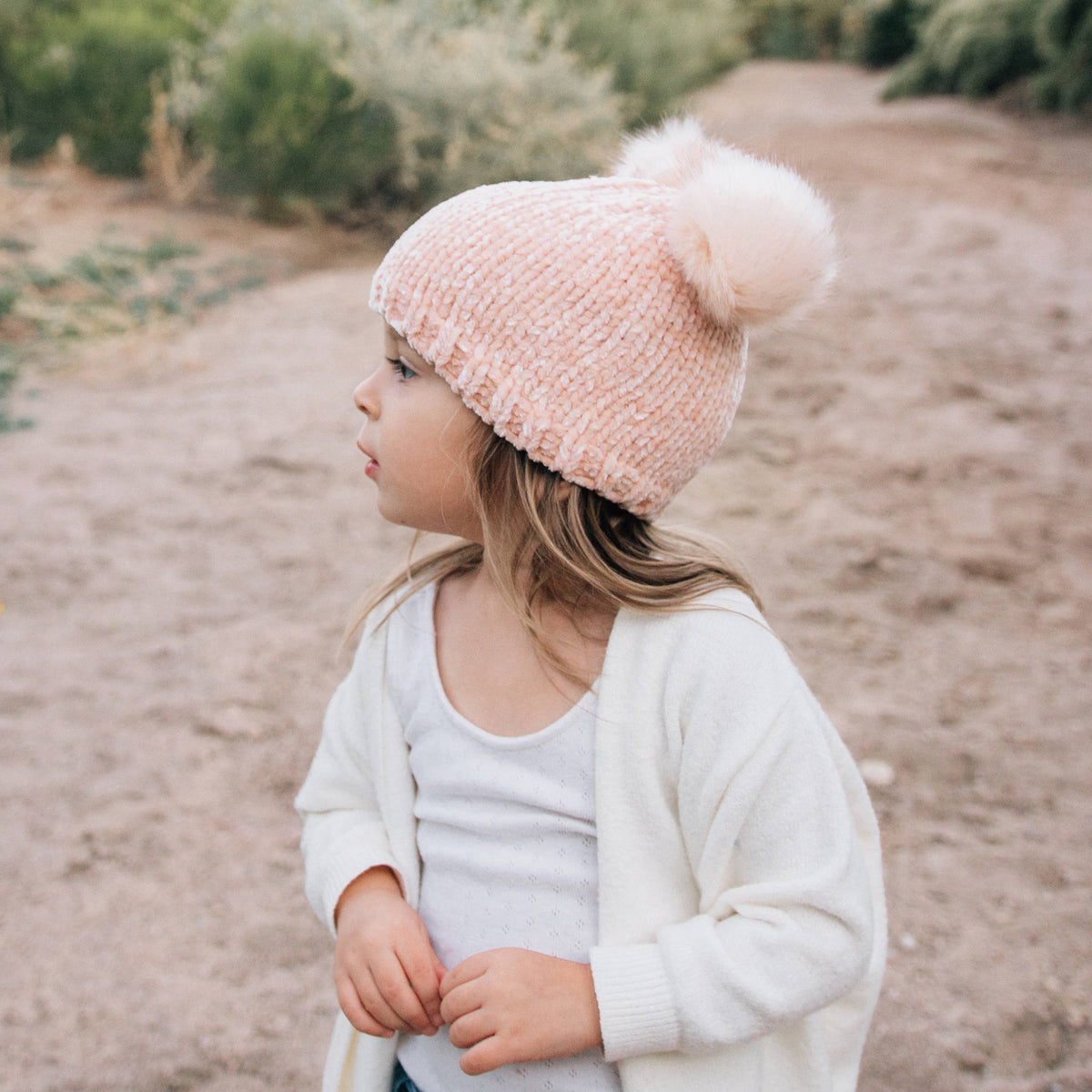 Champagne Chenille Hat