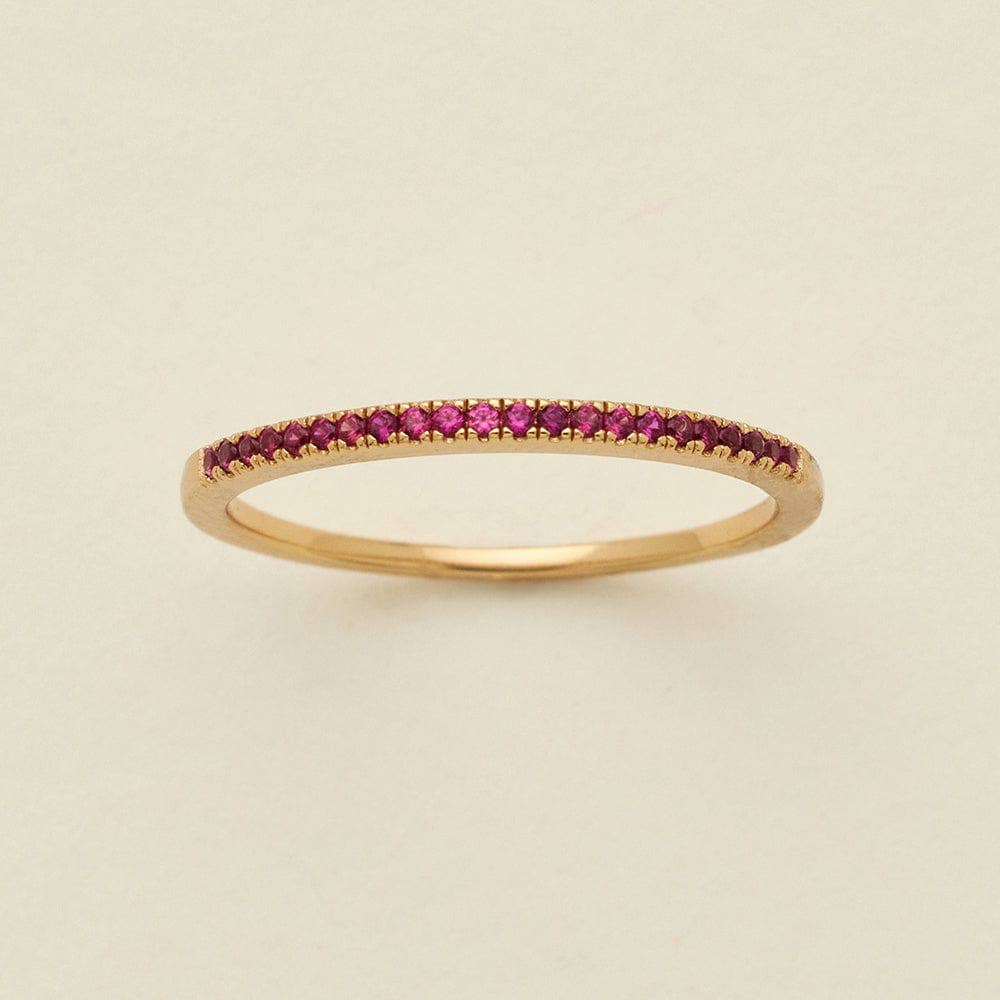 July Birthstone Stacking Ring