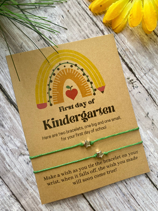 Mama & Me Kindergarten Wish Bracelets