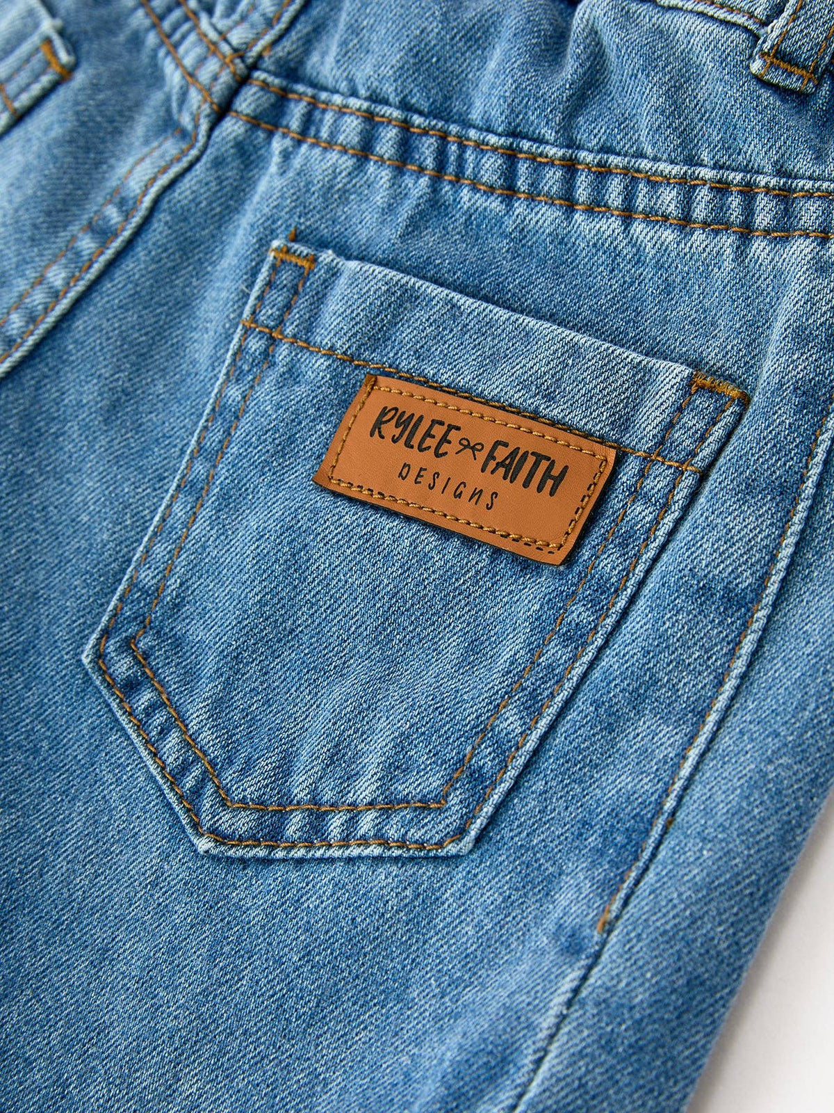 Heart Knee Barrel Jeans with Paperbag Waist