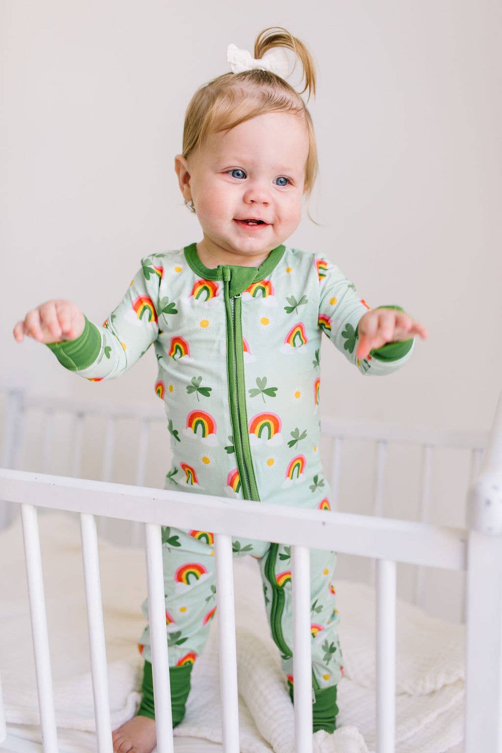 Zippy Bamboo Baby PJ in Pure Luck