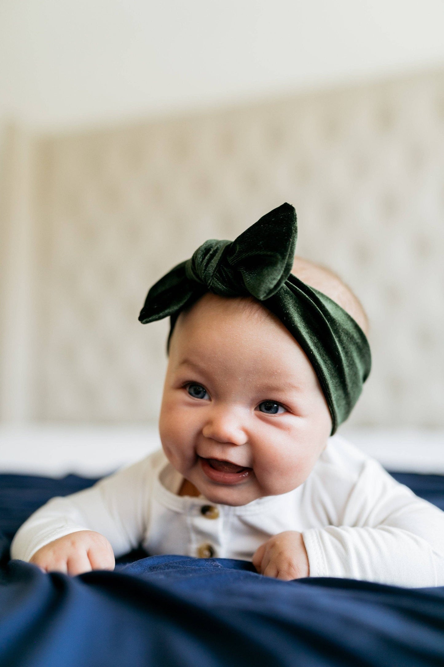 Velvet Olive Knot Headband