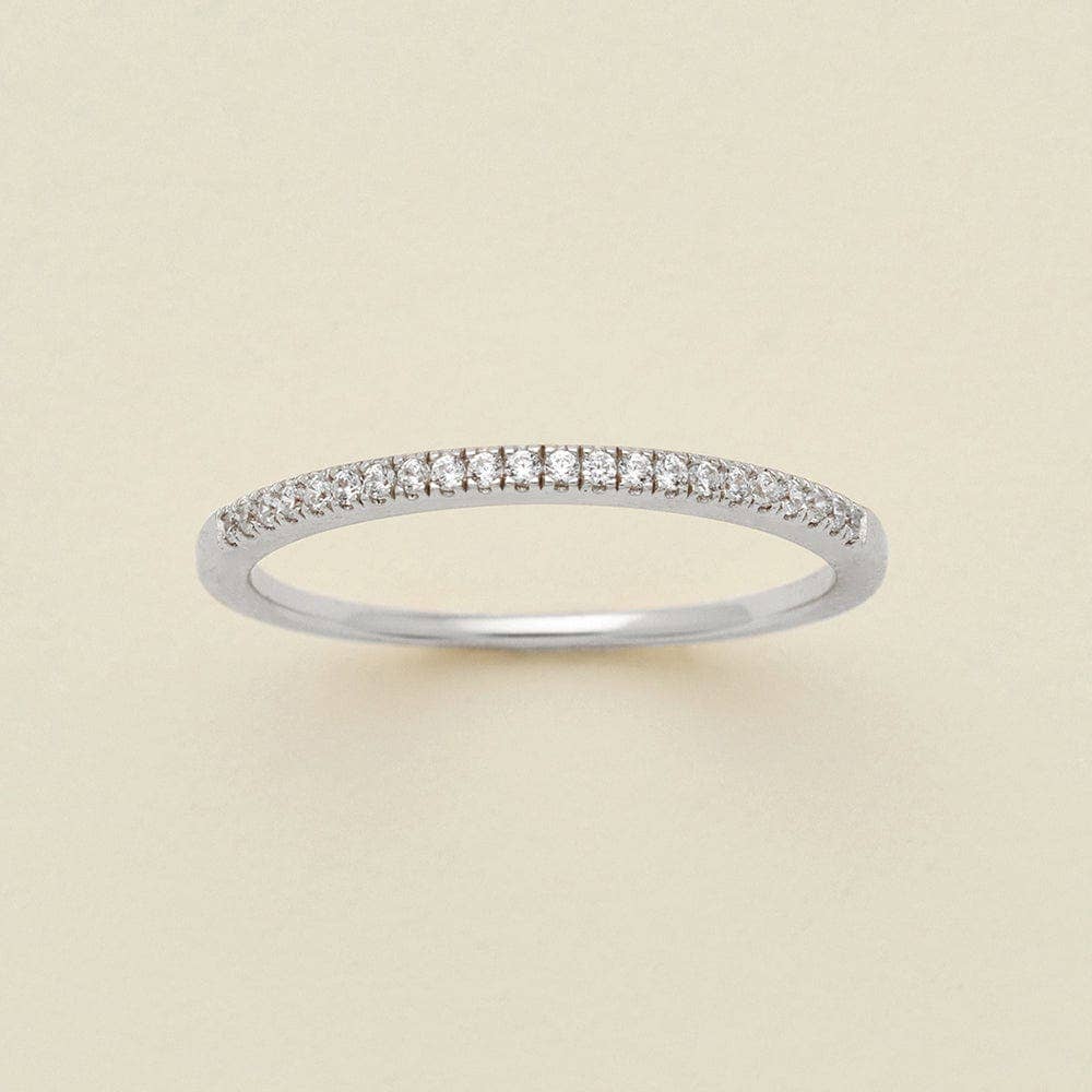 April Birthstone Stacking Ring