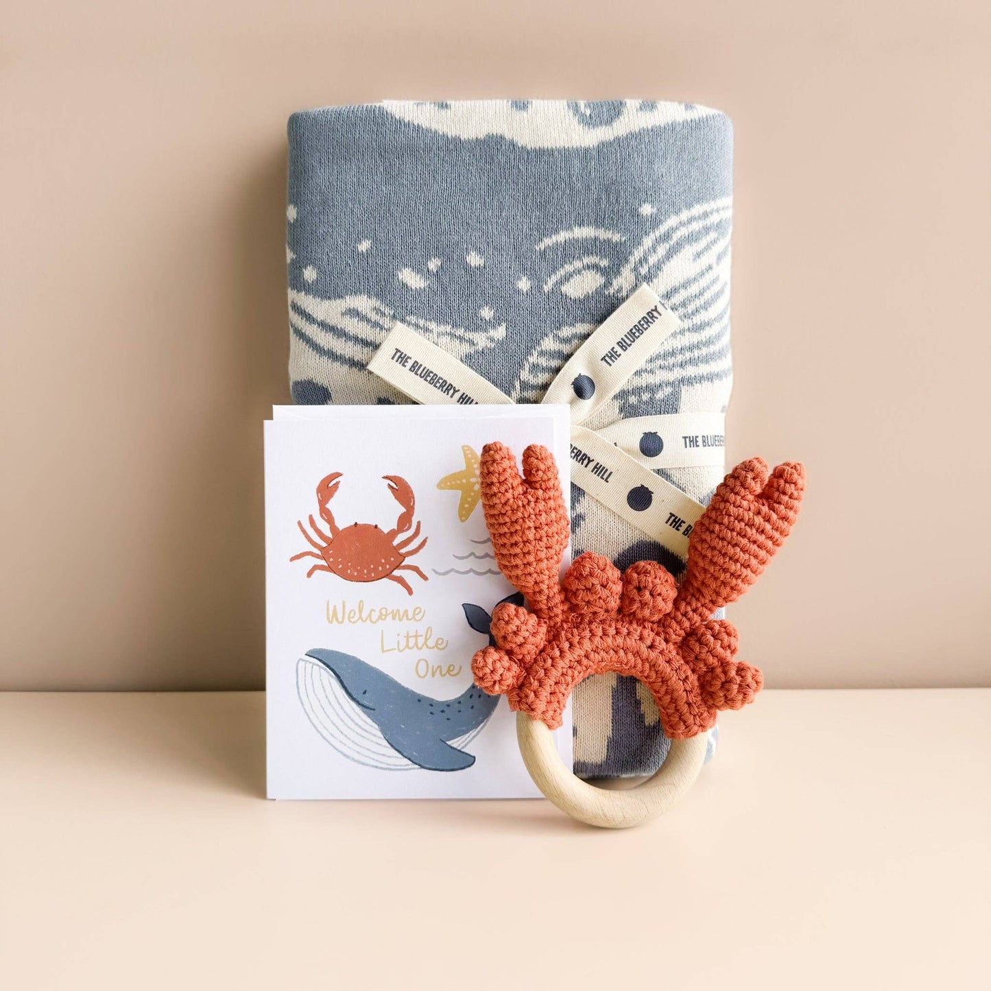 The Blueberry Hill - Blanket Nautical Summer Ocean Organic Cotton