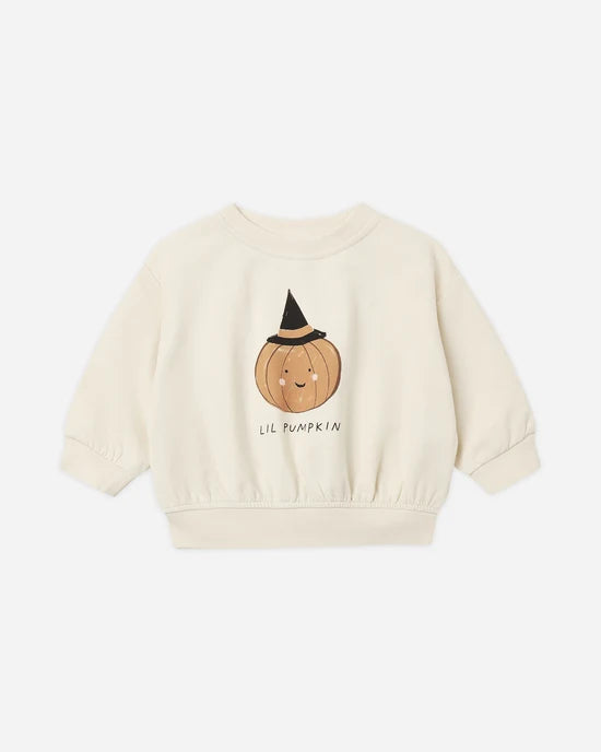 Relaxed Fleece Sweatshirt Lil Pumpkin