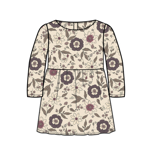 Colored Organics - Stella Long Sleeve Swing Dress