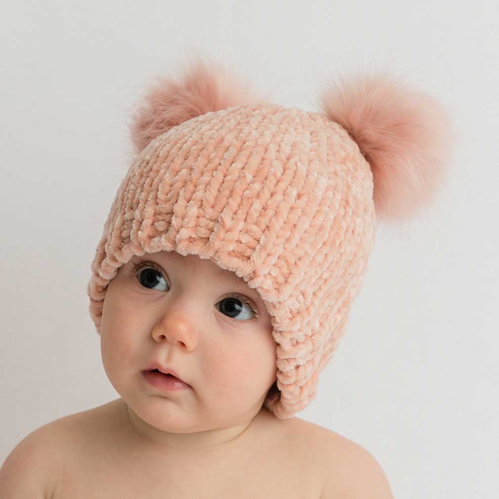 Champagne Chenille Hat