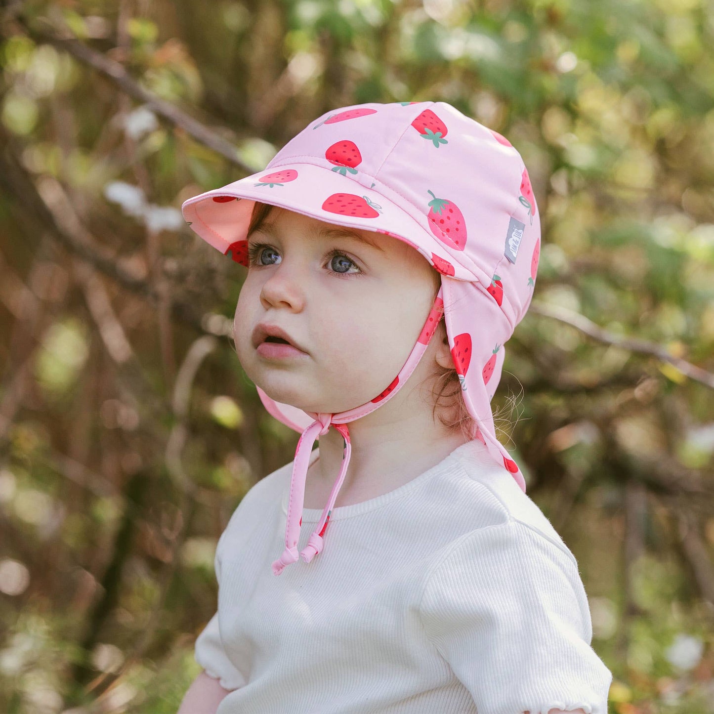 Jan & Jul - Pink Strawberry | Sun Soft UV Baby Cap