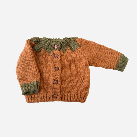Pumpkin Cardigan Baby Kid Fall Thanksgiving Fall Winter
