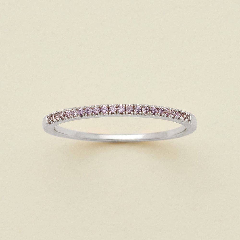 June Birthstone Stacking Ring