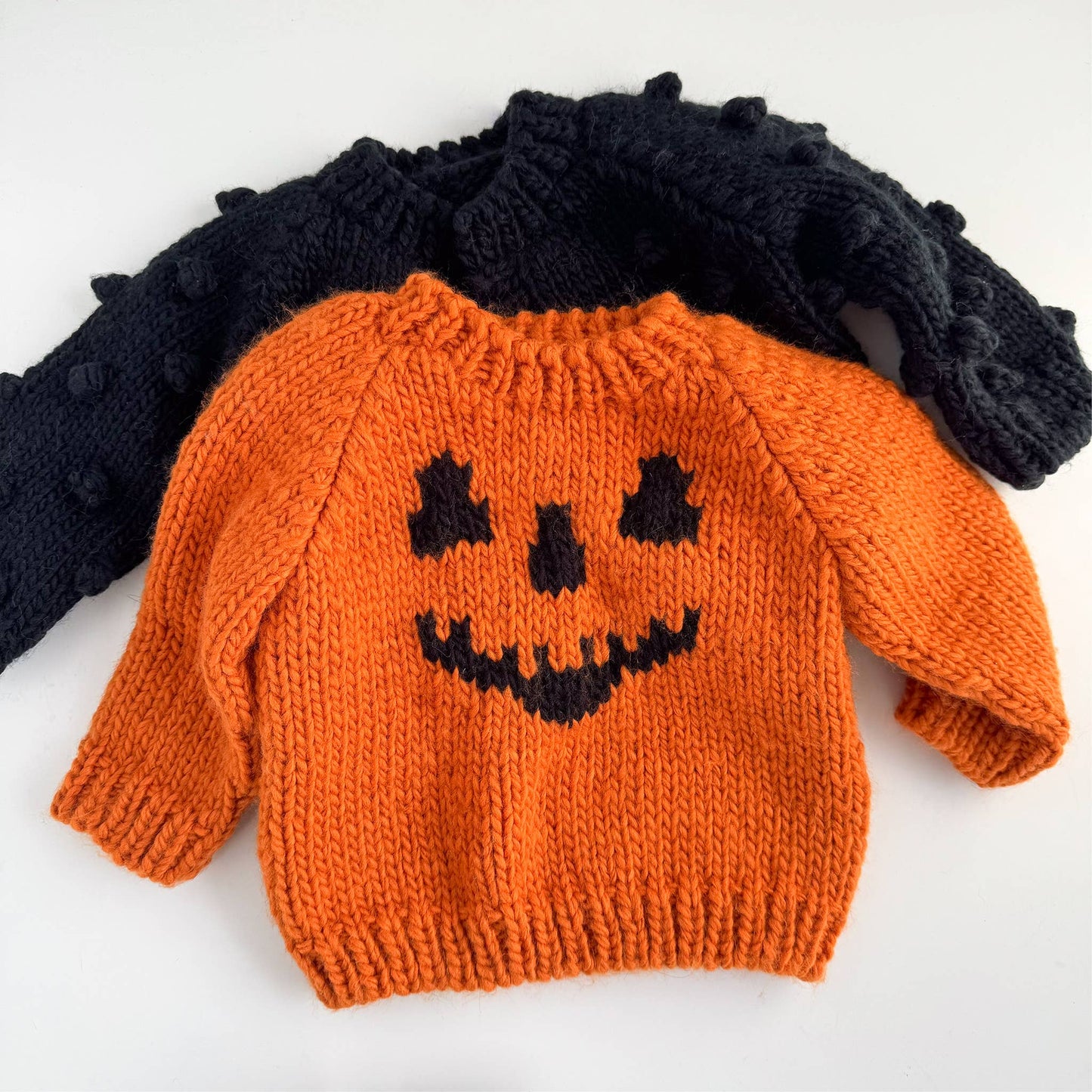 Orange Jack-o-lantern Sweater