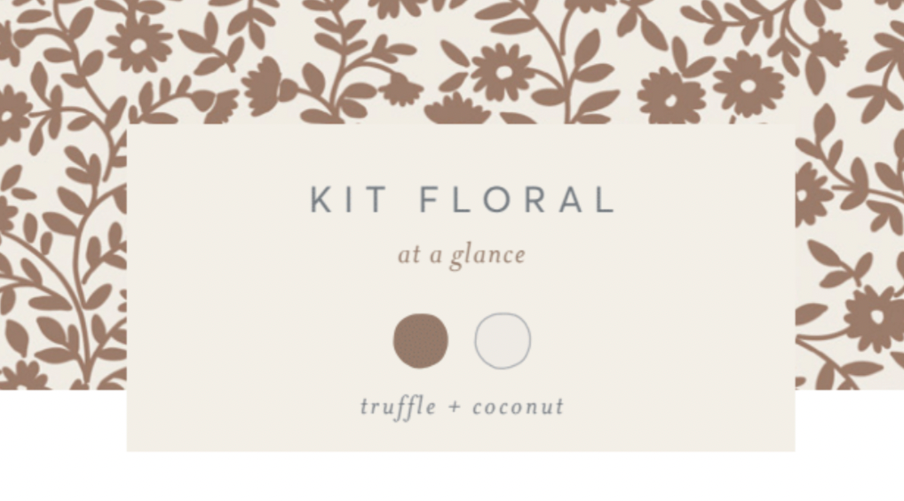 Kit Floral / Truffle Organic Baby Haven Muslin Tank Set