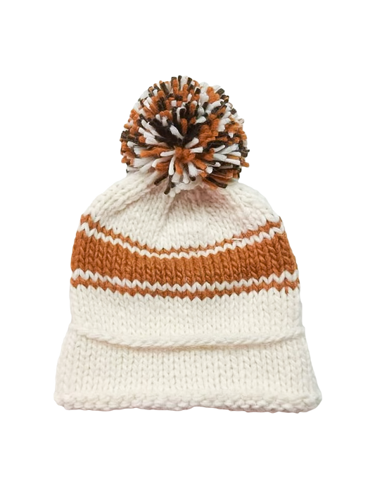 Sports Beanie Orange Baby Kid Hat Fall Accessory School Team