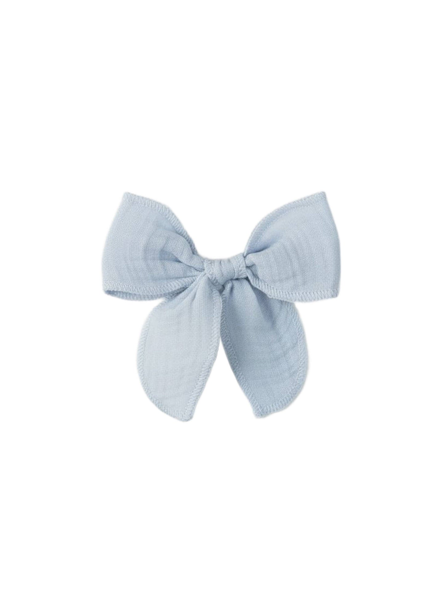 Colored Organics - Muslin Bow Clip - Powder