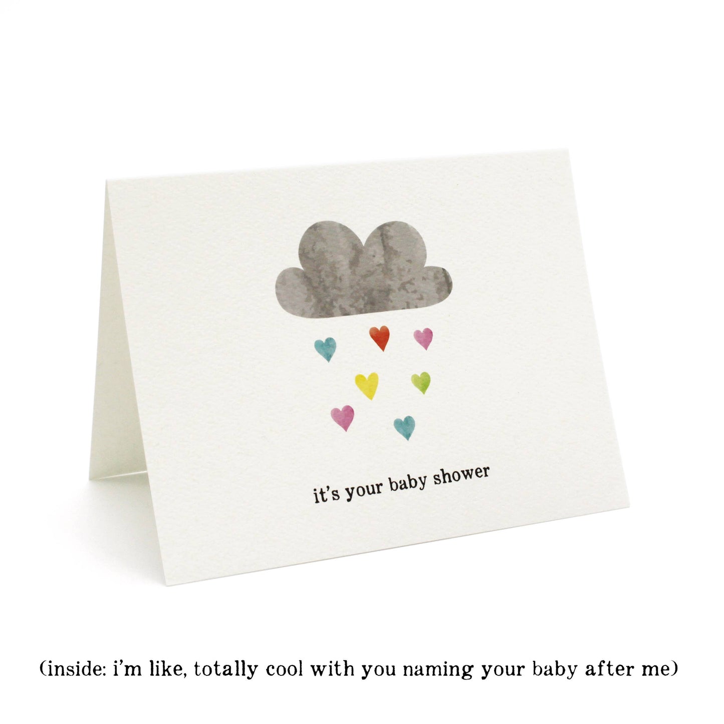 Baby Birth & Baby Shower Cards Baby Shower Cloud & Hearts