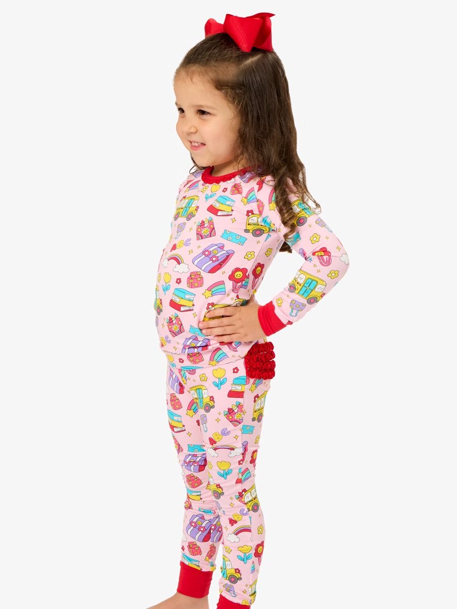 Classroom Cutie Ruffle Pajama SoftSnooze™ Set