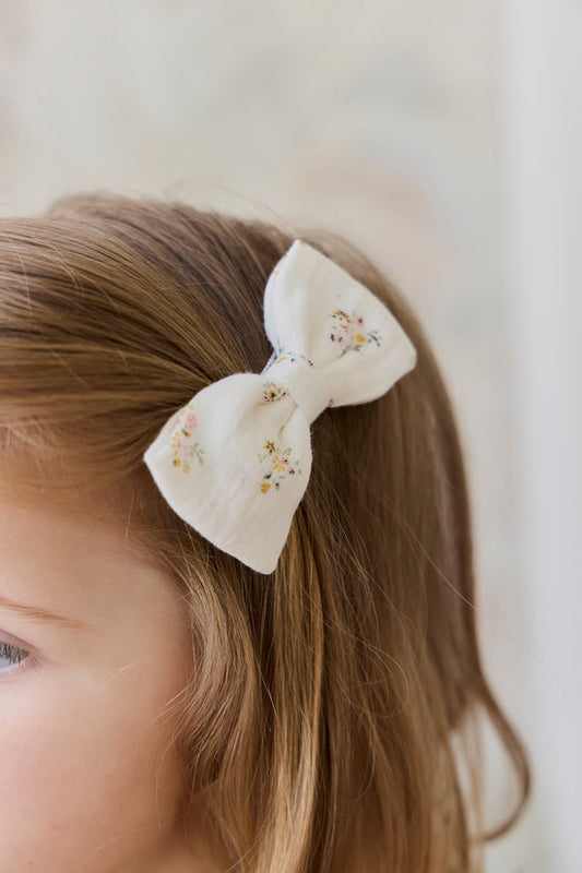 Organic Cotton Desiree Bow - Ayla Whisper