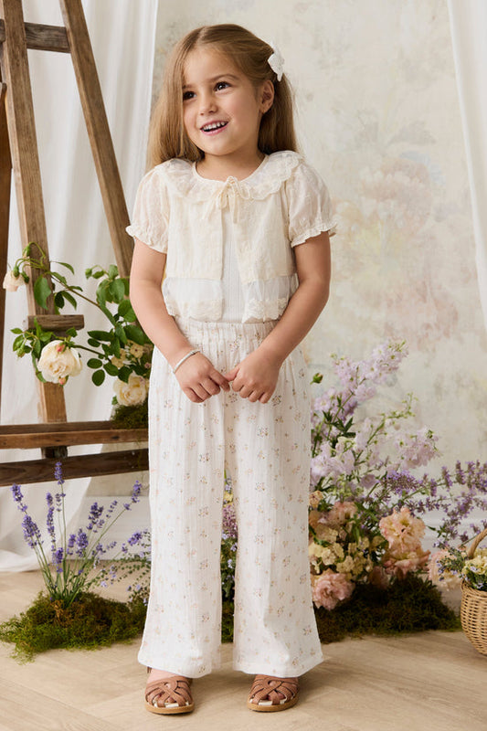 Organic Cotton Muslin Odette Pant - Ayla Whisper