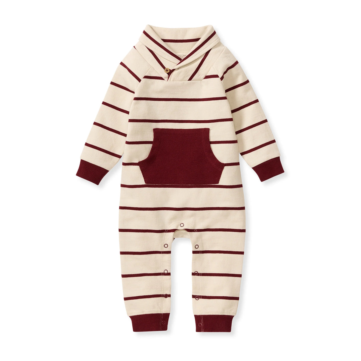 Shawl Collar Baby Boy Jumpsuit