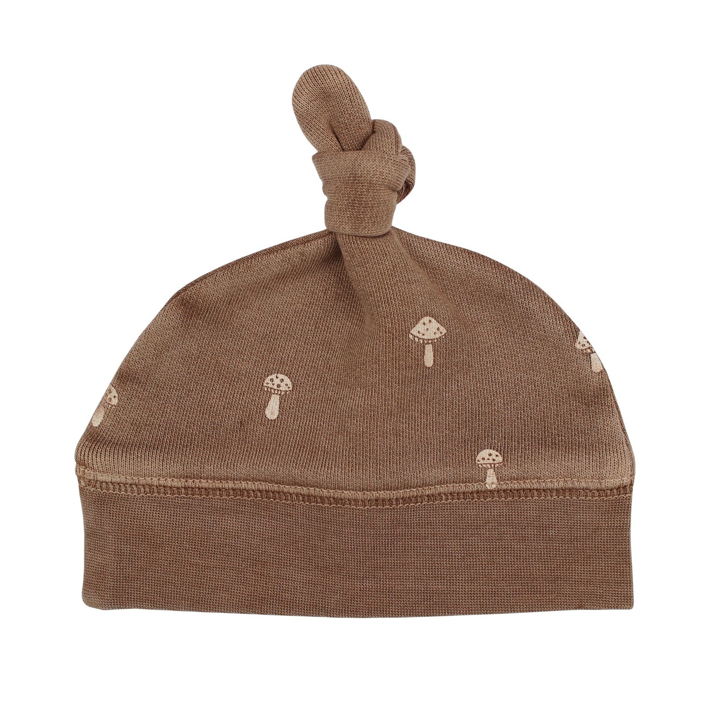 Cozy Organic Top-Knot Hat
