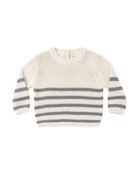 Rex Sweater Slate Stripe