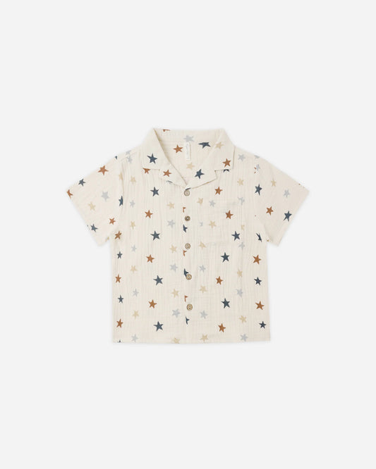 LAPEL COLLAR SHIRT STARS