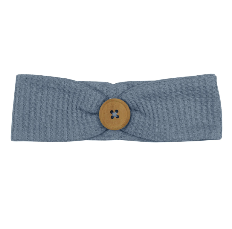 Organic Pique Button Headband
