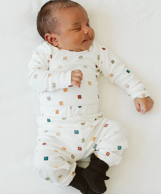 City Blocks Viscose + Organic Cotton Baby L/S Bodysuit