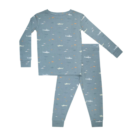 Sharks Small Ribbed Two-Piece Set