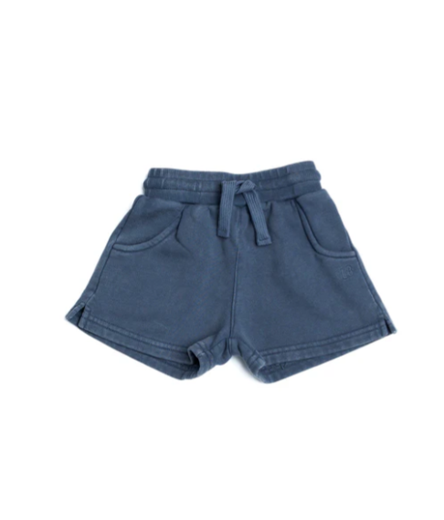 Navy Wash Sweatshort