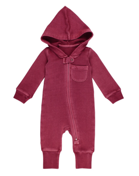 Organic Cozy Zipper Romper