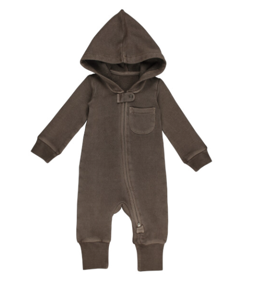 Organic Cozy Zipper Romper