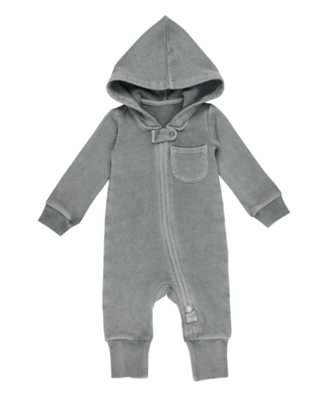 Organic Cozy Zipper Romper