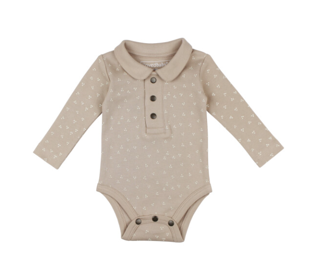 Organic Polo Bodysuit