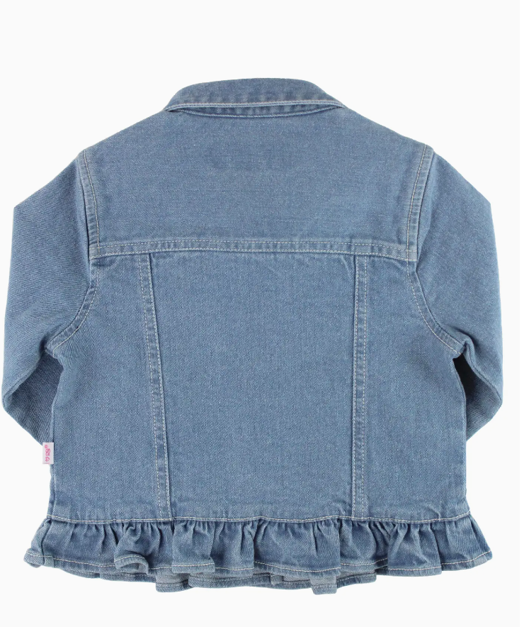 Girls Light Wash Denim Jacket