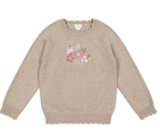 Audrey Jumper - Biscuit Marle