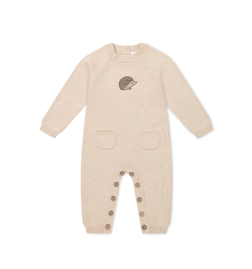 Theo Onepiece - Oatmeal Marle Hedgehog