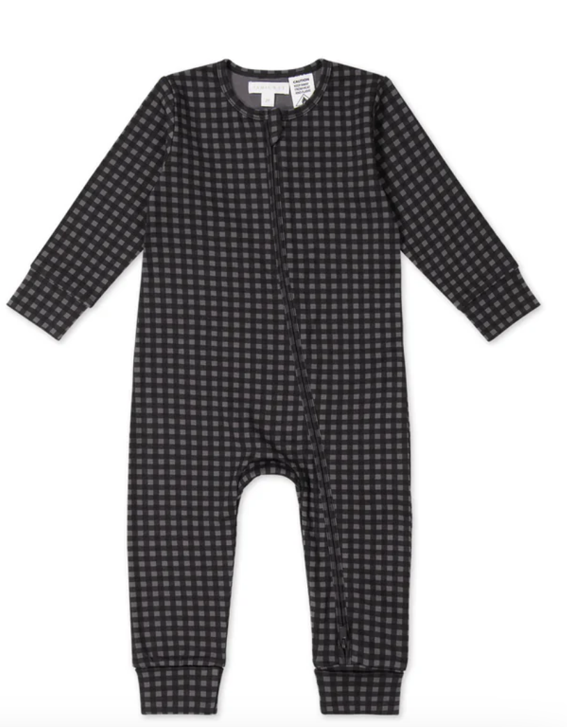 Organic Cotton Frankie Onepiece - Gingham Night