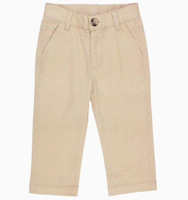 Boys Khaki Stretch Chino Pants