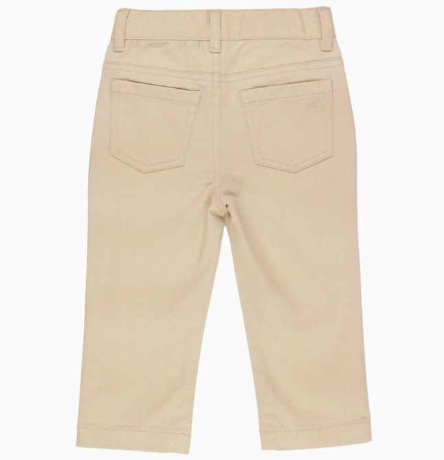 Boys Khaki Stretch Chino Pants