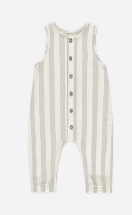 Woven Jumpsuit || Sky Stripe