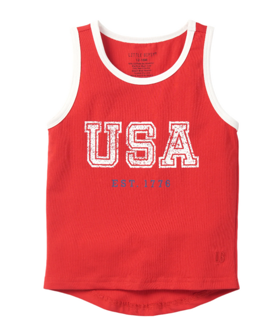 USA Tank - Red