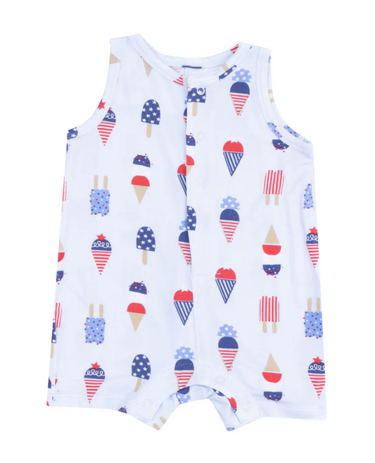 American Ice Cream Sleeveless Shortie Romper